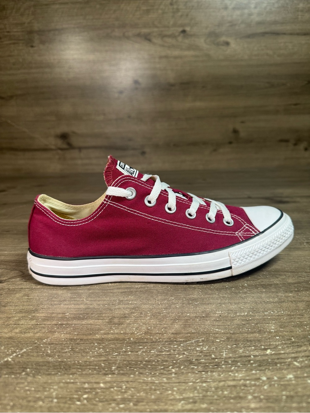 Converse Chuck Taylor Allstar Men’s Low Top Cranberry Burgundy Shoes Sneakers 8